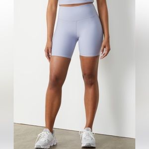 Abercrombie light blue biker shorts 7” NWT size small